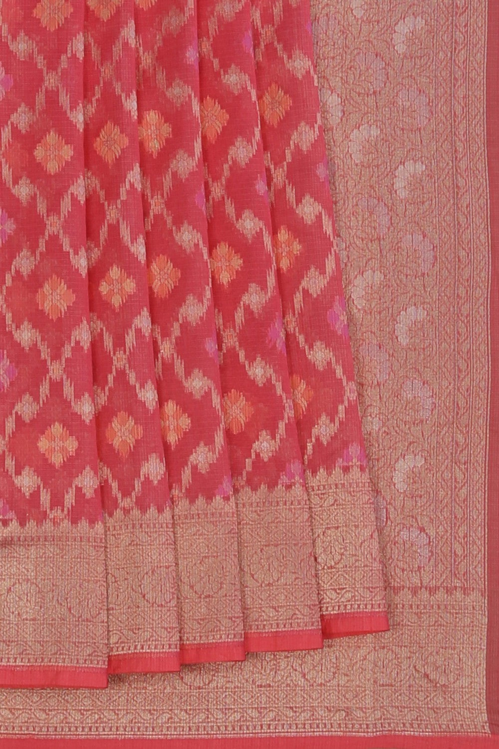 Image of Kora Silk Brocade Saree